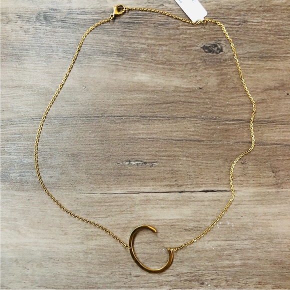 New Savvy Cie Letter C Initial Necklace - Picture 2 of 2